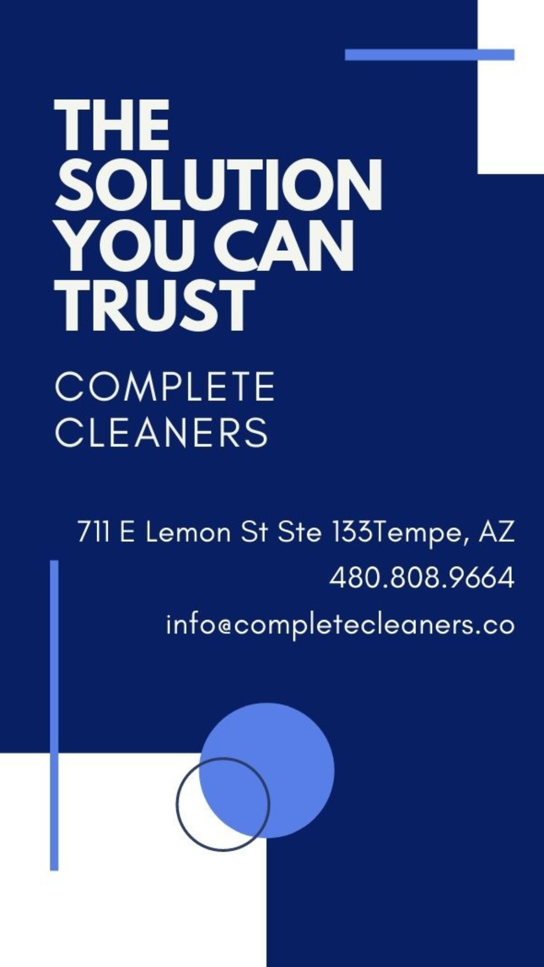 Complete Cleaners Flyer Design